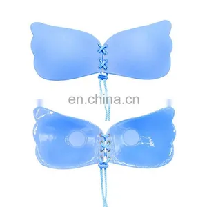 Ladies Silicon Invisible Sexy Ladies Air Bra Photo thumbnail-1