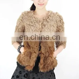 Real Lamb Fur Jacket With Tuscany Style for Women Wear Yellow Coat thumbnail-4