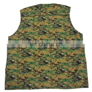Woodland Digital Camouflage Tactical Combat Vest thumbnail-3