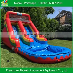 Summer Inflatable 16FT Multi-Color Water Slide With Pool thumbnail-1