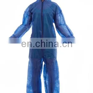 Disposable Non-woven PP Coverall With Elastic Wrists thumbnail-5