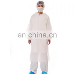 Cheap Price Plastic Nonwoven Visitor Coat for Hospital-use thumbnail-5