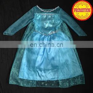 STOCK Frozen Elsa Dress Cosplay Costume in Frozen KC-0032 thumbnail-1