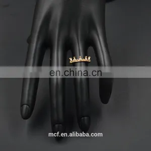 MCR-0025 In Stock Latest Fashion Design Gold King Crown Ring Designs for Men ,engagement Ring thumbnail-4