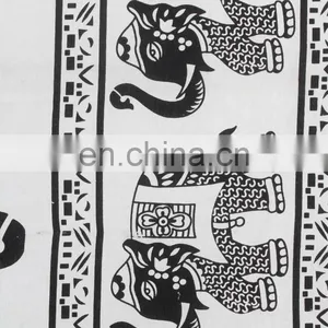 Indian Elephant Mandala Hippie Wall Hanging, Indian Bohemian Tapestry, Gypsy Bed Cover, Elephant Wall Hanging,Queen Bed Sheet thumbnail-2