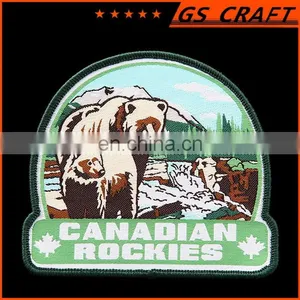 Washable,Eco-Friendly Feature and Woven Technics Low Price Woven Patch thumbnail-3