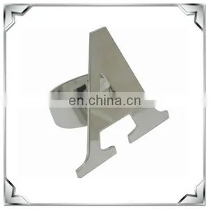 Hot Sale Zinc Alloy Metal Letter A Napkin Ring thumbnail-1