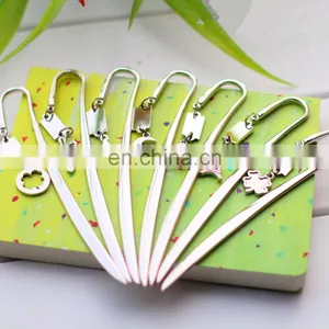 Personalized Vintage Feather Bookmarks With Charms Antique Bronze Colorful Feather Bookmarks Metal thumbnail-2