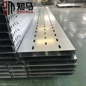 Outdoor Straight Sheet Perforated Cable Tray Electrical Online thumbnail-1