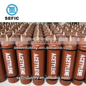 Seamless Stainless Steel Acetylene Cylinder Dissolved Acetylene Gas Cylinder thumbnail-1