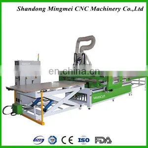 Hungary Automatic Cnc Machining Center With Boring Head Wood Panel Cutting thumbnail-4