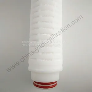 Glass Fiber Grape Wine Filter Machine Pleated Filter Cartridge thumbnail-1