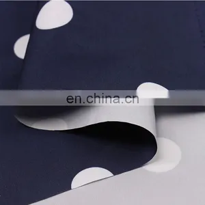 300T Full Dull 100% Polyester Dot Printed Fabric 50D Pongee Fabric for Garment/raincoat/umbrella thumbnail-5