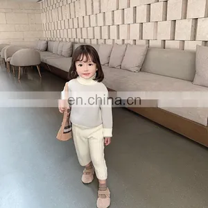 4201/ China Manufacturer High Quality Turtleneck Baby Girl Sweater Thicken Fashion Knitted Top thumbnail-2