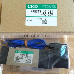 CKD Pneumatic Solenoid Valve 4KB219-00-C21-AC100V thumbnail-1