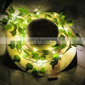 2020 Hot Sale Battery Operated Spring Hanging Fairy Night Decor Led Leaf String Light Waterproof Outdoor Garden Decoration thumbnail-3