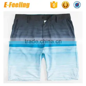 Wholesale Custom Fade Stripe Mens Hybrid Shorts thumbnail-1