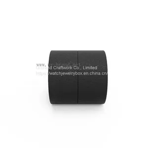 High-quality Cylindrical Watch Box, Single Watch Box, Leather Watch Ring Box, Roll Watch Box thumbnail-2
