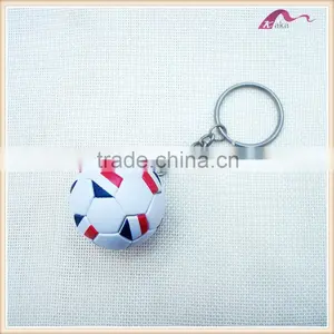 Cheap Cute Mini Soccer Souvenir Promotion Ball Keychain thumbnail-1
