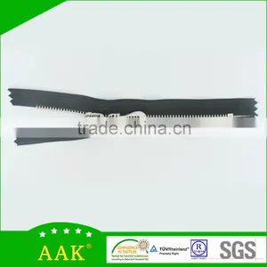 3# Shining Silver Normal Teeth Close End Designer Zippers thumbnail-2