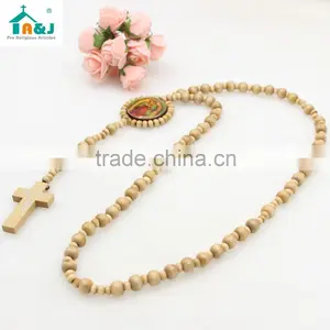 Wholesale Wooden Beads Gudalupe Rosary thumbnail-2