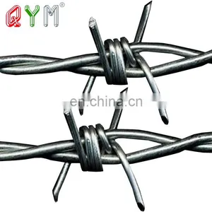 Airport Prison Security Fence Galvanized Barbed Wire Fence thumbnail-1