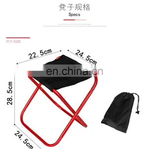 Super Light New Portable Multifunctional Aluminum Alloy Folding Stool Outdoor Fishing Stool Beach Camping Chair thumbnail-3