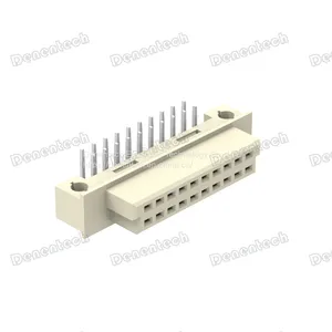 Denentech Dual Row Right Angle Female DIN41612 Connector thumbnail-4