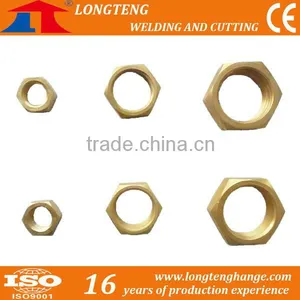 CNC Cutting Machine Brass Jam Nut Customized Pipeline Accessories for Connecting Pipes thumbnail-1