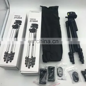 Professional Aluminium Camera Tripod 3120 Tripod for Camera DSLR Smartphone With Remote And Adapters thumbnail-3