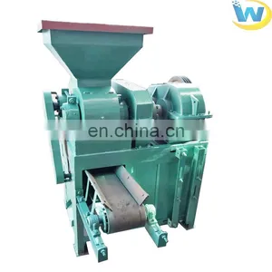 BBQ Hot Sale Rice Husk Peanut Husk Wood Charcoal Oval Pillow Ball Press Machine thumbnail-2