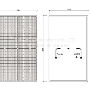 500W Mono Solar Panel With 132 Pieces Solar Cells thumbnail-2