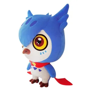 Custom OEM Pillow Stuffing Keychain Cute Stuffed Mascot Customized Plush Soft Toys Stuffed Animal Owl Manufacturers in Dongguan thumbnail-3
