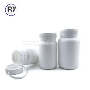 Pharmaceutical COA 4oz 5oz 150ml 120ml White HDPE Plastic Tablet Capsule Empty Bottle With Lids thumbnail-3