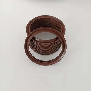 Custom-made V-type Fluorine Rubber Seal Ring, Combination Sealing Heat and Acid Resistant Rubber Ring, Molded Parts thumbnail-3