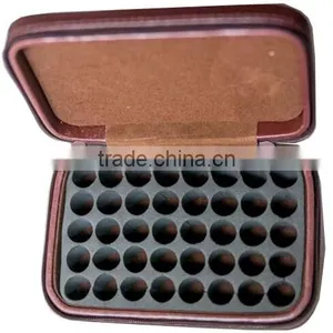 Custom High Quality Hard Shell Leather Essential Oils Carrying Cases,40 Bottles Essential Oil Travel Storage Boxes Quality Choice thumbnail-4