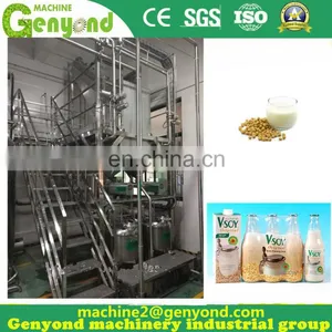 Industry Tofu Machine Nuts Tigarnut Milk Processing Equipment /soybean Milk Maker Production Line Price for Factory Use thumbnail-2