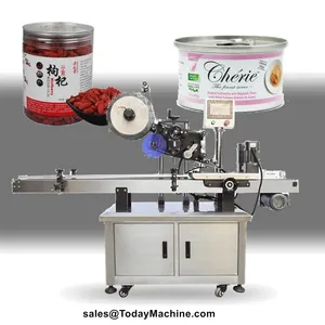 Automatic Water Juice Wine Drink Round Bottle Labeling Machine thumbnail-3