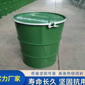 200L Closed Paint Bucket Brand-new Export-grade Steel Bucket GB 200l Iron Bucket Chemical Steel Bucket Wan Shuo Packaging. thumbnail-3