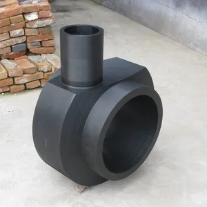 PE Pipe Fittings,PE Scour Tee,PE Reducer Tee,PE Concentric Tee/ High Quality HDPE Pipe Fittings/large Diameter Machined Reducers thumbnail-2