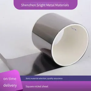 High-elasticity Pure Nickel Strip, 0.1, 0.2, 0.3, 0.4mm Square Nickel Sheets, Spot Welding, Pure Nickel Flat Bars, Conductive Nickel Foils thumbnail-5