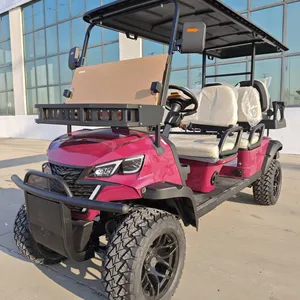 New 4+2 Six-seater Electric Golf Cart and Patrol Vehicle for Export Trade, Customizable by Original Manufacturer thumbnail-3