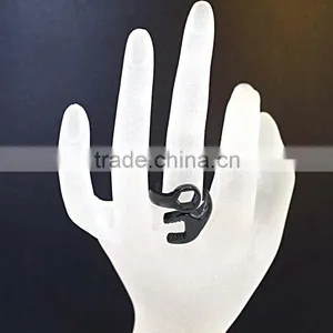 Stainless Steel Tool Shape Fashion Jewelry Men's Ring thumbnail-5