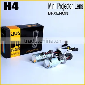 H4 Hid bi Xenon Projector Lens , RHD/LHD 4500LM/9000LM 12V 35W HID Xenon H/L Headlight for Skoda, Toyota, MB, VW, Chrysler, Etc thumbnail-3