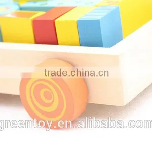 Wooden Car Toy Children Pull and Push Cars thumbnail-1