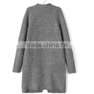 Long Sweater Coat Wool Knitting Wear Lady Winter Cool Warm Cardigan Coat thumbnail-2