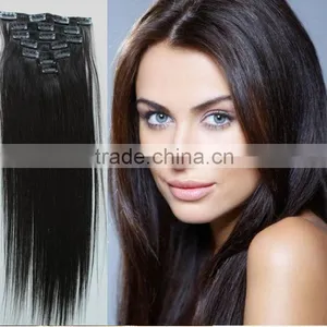 High Quality & Cheap Virgin Clip in Hair Extension Quality Wholesale Virgin Brazilian Hair thumbnail-1