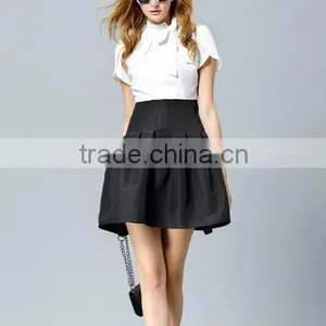2015 Hot Selling New Design Black and White Dress thumbnail-3