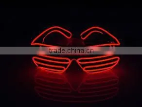 Glowing Party Rave EL Wire Glasses/EL Sunglasses/EL Light Glasses/Lighting EL Glasses thumbnail-2