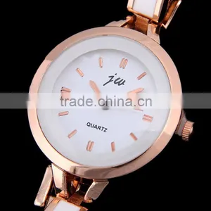 JW J W Fashion Quartz Dress Rhinestone Watch Watches Women Watches Lady Bracelet Dress Wristwatches With Ceramic Fine Steel Gold thumbnail-3